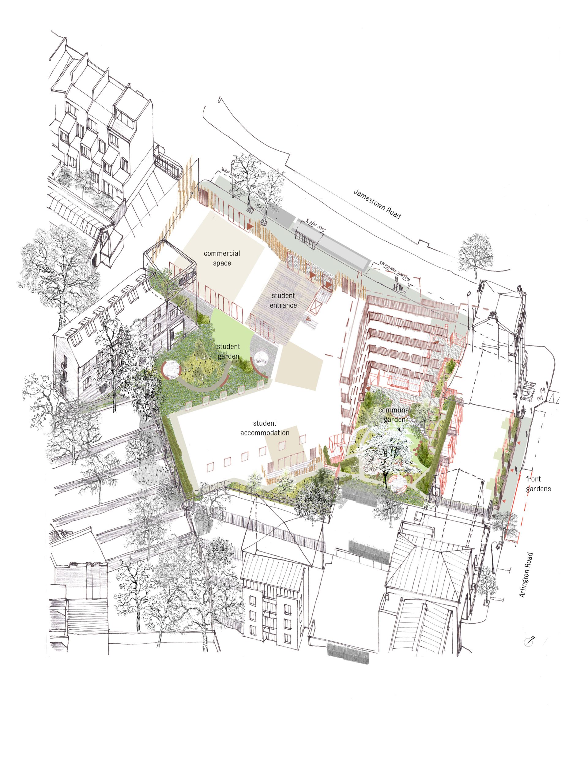 context-office-jamestown-road-camden-student-housing-development-courtyard-garden-2